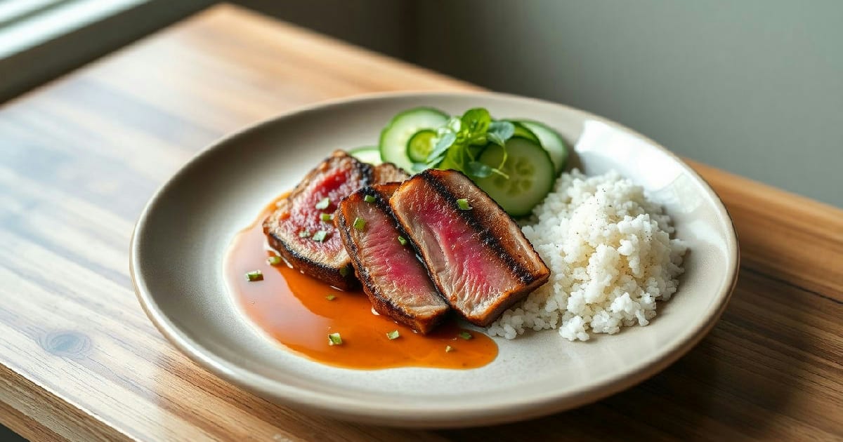 Seared Ahi Tuna with Ginger-Soy