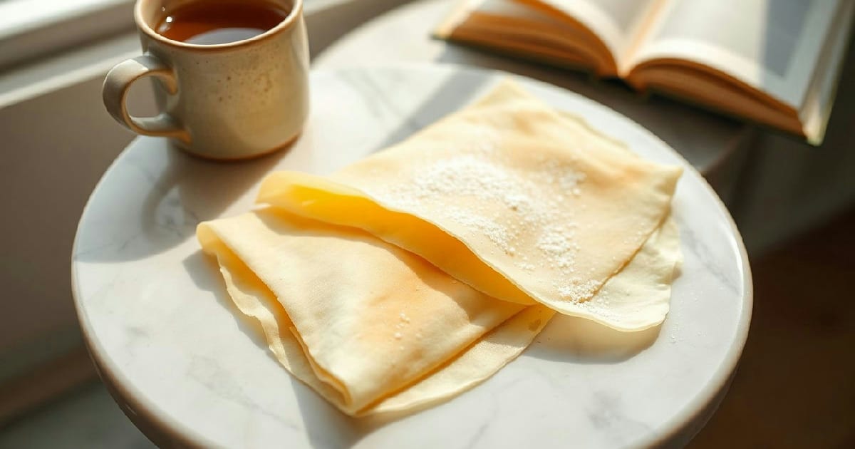 Almond Milk Crepes