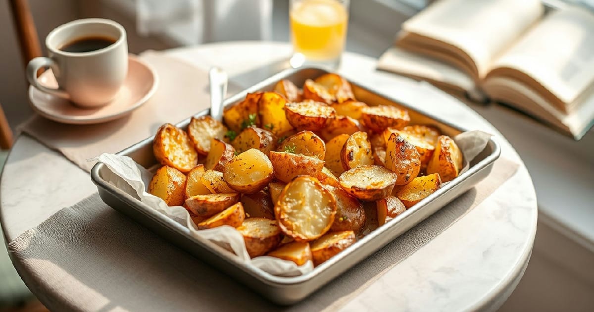 Smash-Style Crispy Potatoes with Lemon