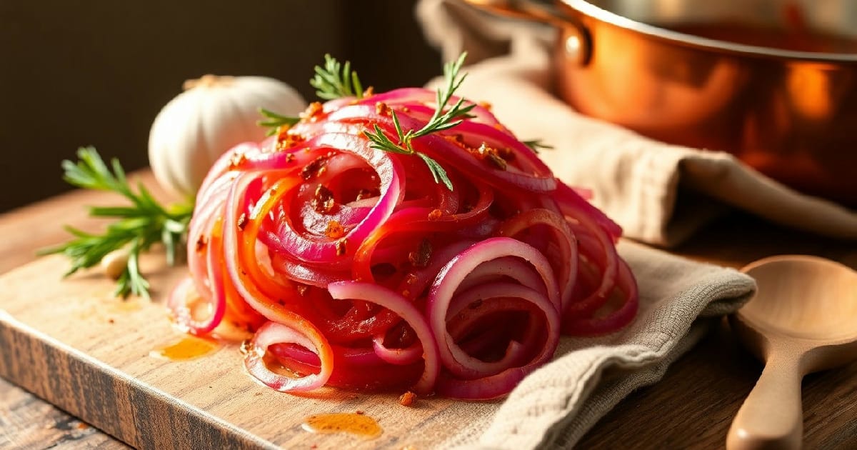 Spicy Pickled Onions