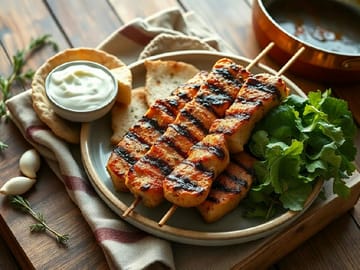Grilled Chicken Souvlaki