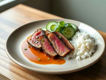 Seared Ahi Tuna with Ginger-Soy
