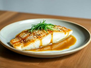 Pan-Seared Trout with Yuzu-Miso Glaze