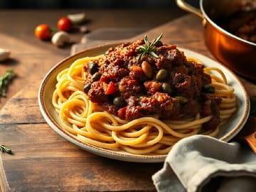 Napolitan Beef Ragu with Pizzoccheri Pasta