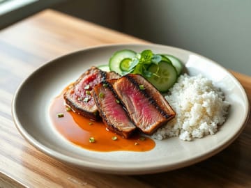 Seared Ahi Tuna with Ginger-Soy