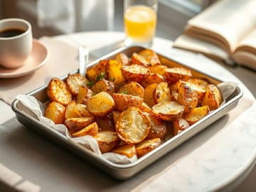 Smash-Style Crispy Potatoes with Lemon