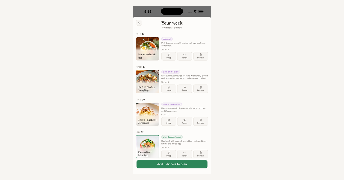 Prepful - Save it. Plan it. Cook it.